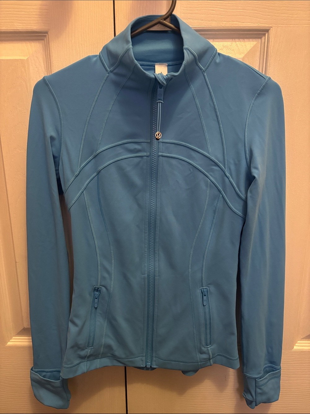 lululemon athletica Light Blue Full-Zip Define Jacket